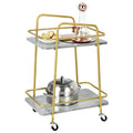 Serving Cart Utility Trolley on Wheels - Rolling Kitchen Rack