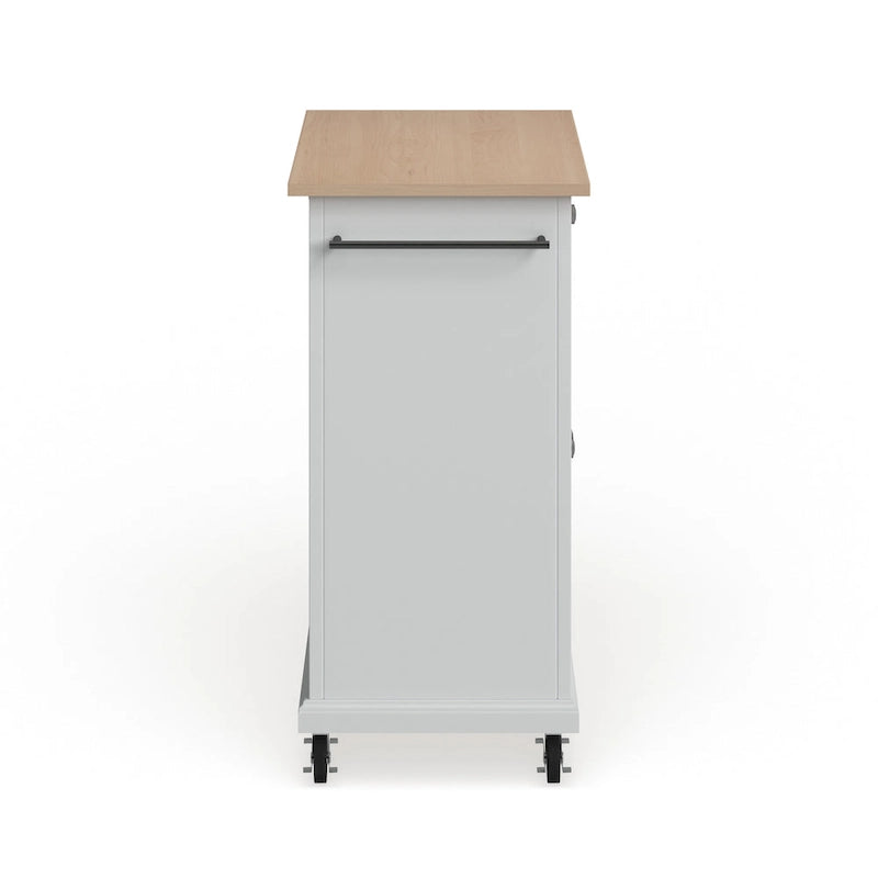 Wood Top Kitchen Cart - 31W x 18D x 35.5H