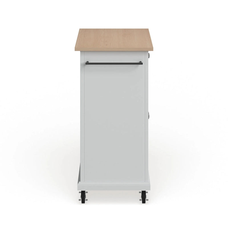 Wood Top Kitchen Cart - 31W x 18D x 35.5H