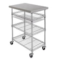Stainless-Steel Utility Cart NSF, 30 W x 20 D x 36 H