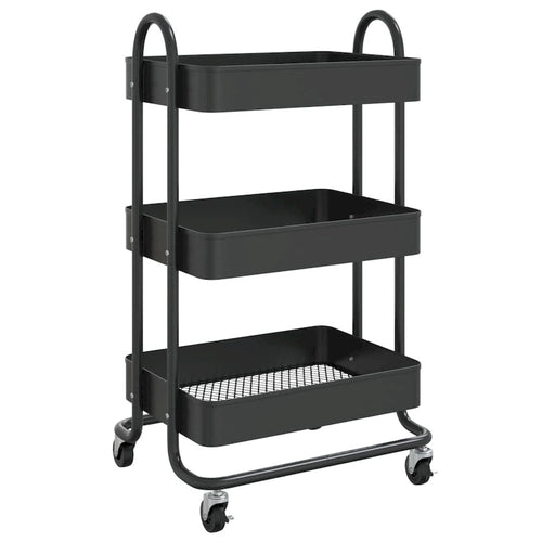 3-Tier Kitchen Trolley Storage Utility Cart - 16.9" x 13.4" x 31.1"