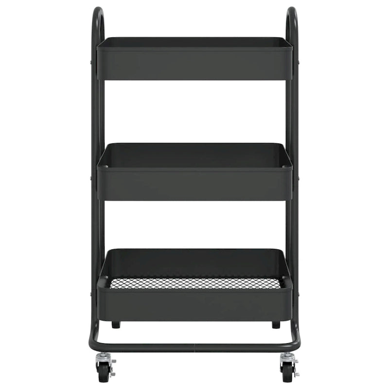 3-Tier Kitchen Trolley Storage Utility Cart - 16.9" x 13.4" x 31.1"