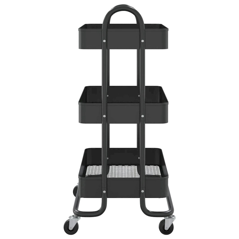 3-Tier Kitchen Trolley Storage Utility Cart - 16.9" x 13.4" x 31.1"