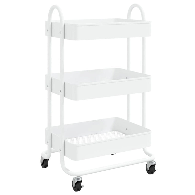 3-Tier Kitchen Trolley Storage Utility Cart - 16.9" x 13.4" x 31.1"