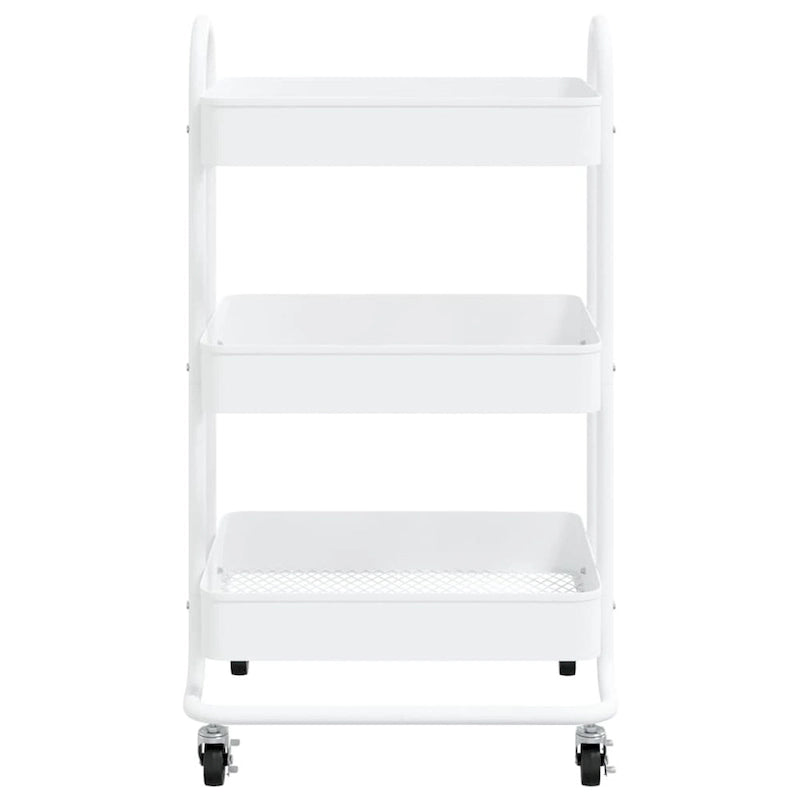 3-Tier Kitchen Trolley Storage Utility Cart - 16.9" x 13.4" x 31.1"