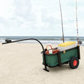 Fishing Trolley Black Steel - 34.3 x 14.6 x 32.3