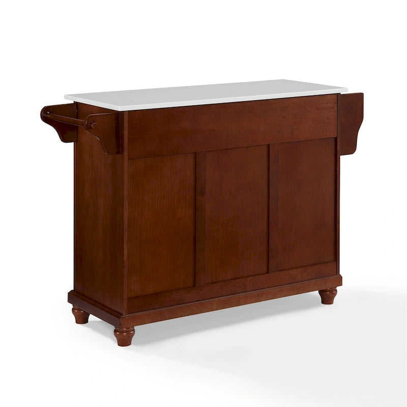 Granite Top Full Size Kitchen Island/Cart - 51.5 W x 18 D x 36 H