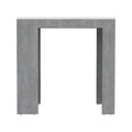Kitchen Island with Side Shelves, Concrete Gray / Marble Top, High Quality and Durable