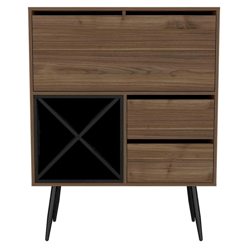 Bar Cabinet with Two Drawers and One Cabinet