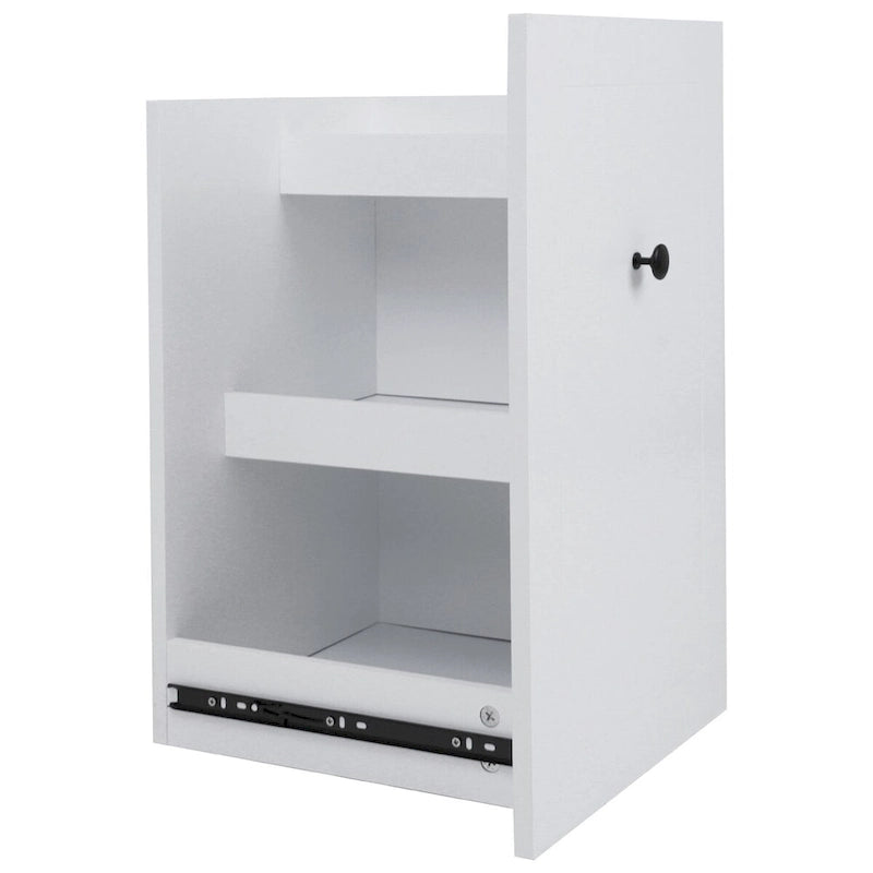 Kitchen Island with Drop Leaf, Spice Rack & Towel Rack