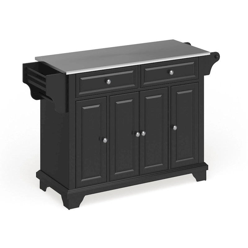 Stainless Steel Top Full Size Kitchen Island/Cart - 18d x 51.5w x 36h