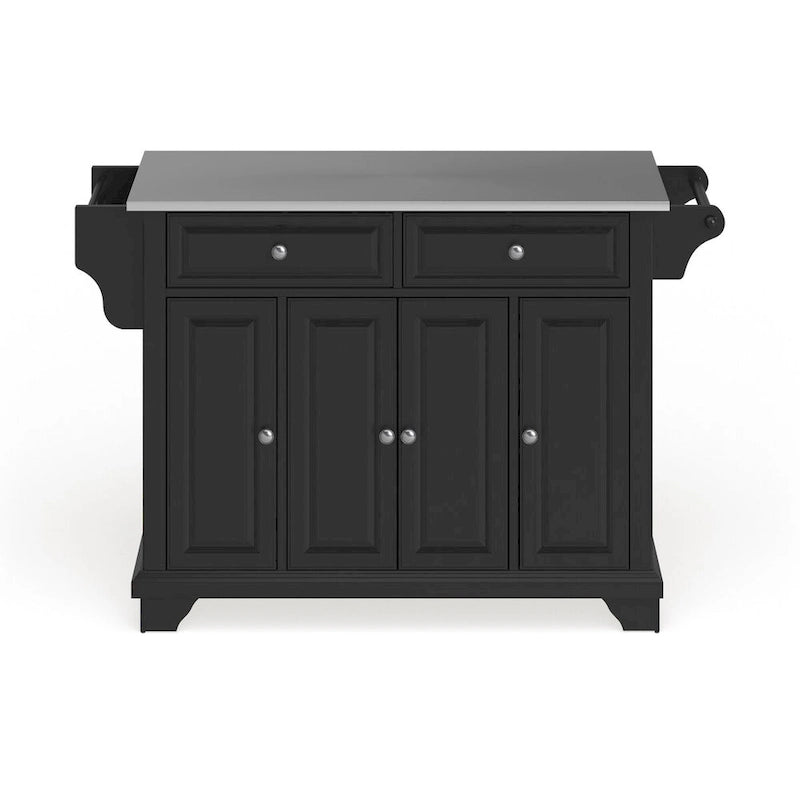 Stainless Steel Top Full Size Kitchen Island/Cart - 18d x 51.5w x 36h