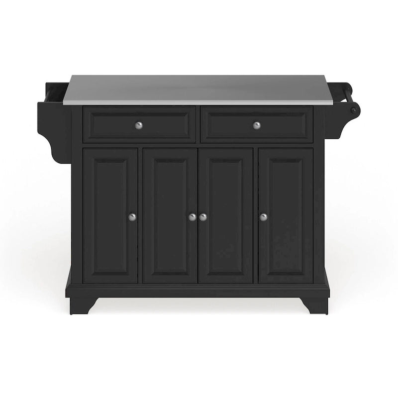 Stainless Steel Top Full Size Kitchen Island/Cart - 18d x 51.5w x 36h