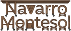 Navarro Montesol 字母融合厨房元素Logo